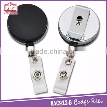 Heavy duty metal yoyo stainless steel badge reel with slide clip