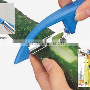 ABS+S/S 16.7*3 Kitchen tools stainless steel fruit&vegetable peeler/fruit skin peeler