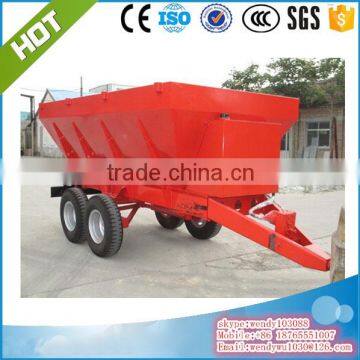 Trailed Fertilizer Spreader Machine with PTO driven