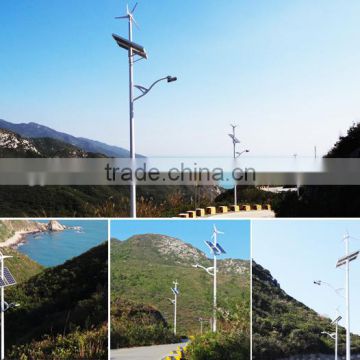 Outdoor IP65 Waterproof 40w Wind Solar Hybrid Street Light with 5 years warranty