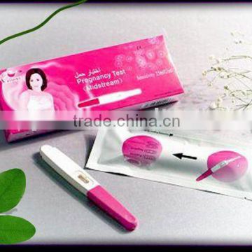 HCG pregnancy test midstream