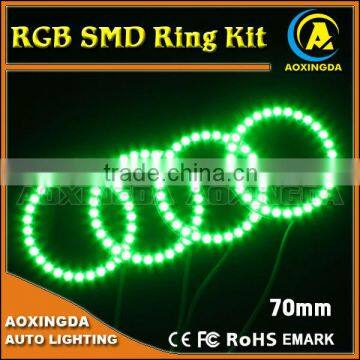 70mm Multicolor RGB SMD LED Headlight Ring