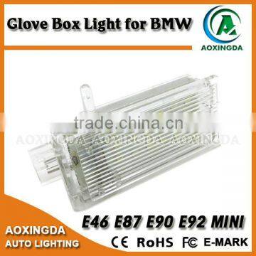 Error Free LED Glove box Light For BMW E46 E90 E91 E92 E53 X5 F25 X3 E87 E89