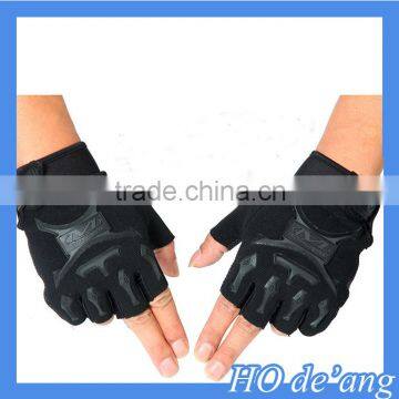 HOGIFT New Men's Outdoor Gloves Half Finger Cycling Motorcycle Gloves