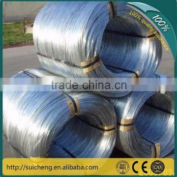 Guangzhou factory hot-dip galvanized binding steel wire in big roll