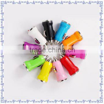 5V 1A Colorful one port USB universal car charger for iPhone for Samsung