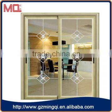 champagne color sliding type aluminum window and door residential room                        
                                                                                Supplier's Choice