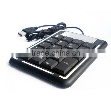 Digital Mini Keyboard Portable Wired Ultra Slim Keyboard