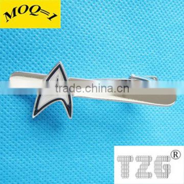 Fashion Stainless Steel Star Trek Tie Clip Tie Pin