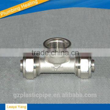 PEX copper compression fitting union for underfloor heating pipe/Plumbing and Heating