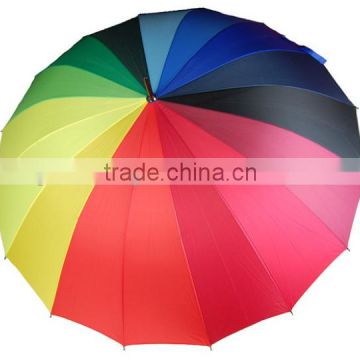 Fashion 16k straight edge wind breaker umbrella