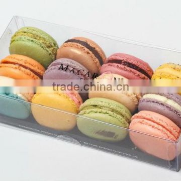 Six pcs Macarons Packaging Clear Box