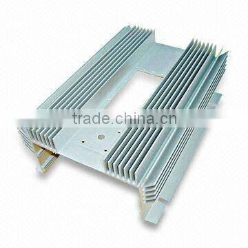 Aluminium profile for car amplifier with anodizing