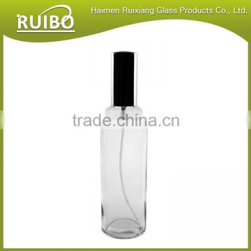 Hot sale 100ml elegant perfume glass bottles with pump sprayer and aluminum cap