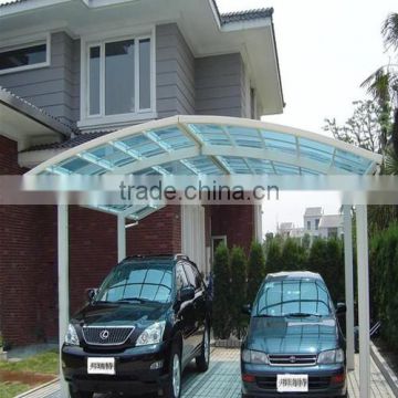 2 Car Metal Carport,High Snow LoadCarport,Modern Cantilever Carport for Car Parking