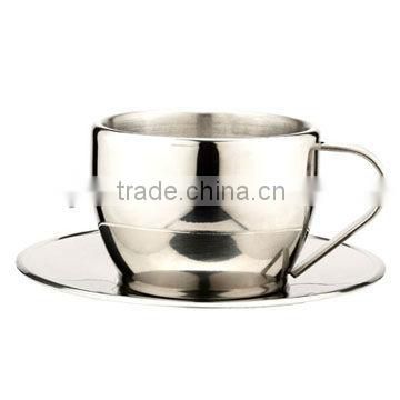 180ml stainless steel double wall coffee cup