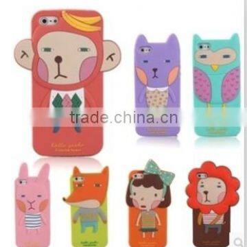 cute cartoon figure mobile phone case for iphone