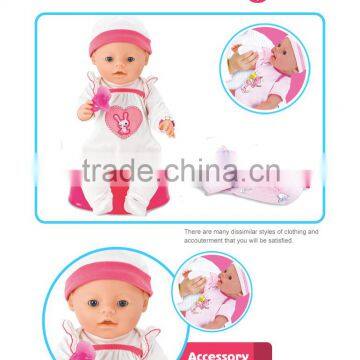 Guangdong Popular 42cm Lovable Pee Reborn Baby Dolls With Moving Eyes photo-2
