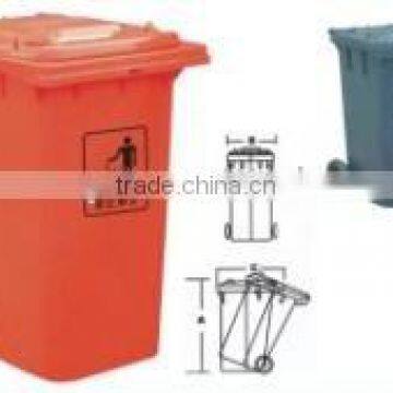 Outdoor Standing Plastic Dustbin With Wheels