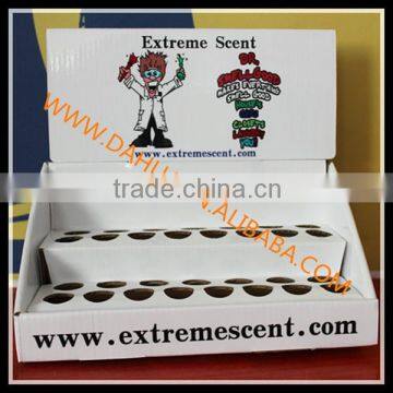 e-liquid display box/e-liquid cardboard display box/Design small cardboard supermarket display counter for e-liquid