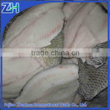 Frozen tilapia fish fillet skinless china