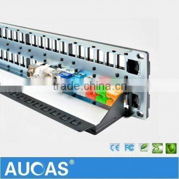 Great Metal Material 2u Network RJ45 Patch Panel Blank Wall and Rack Mount photo-4