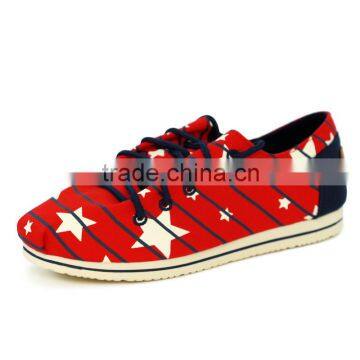 New Design Fashion Canvas Shoes Lady Flat Shoes photo-3