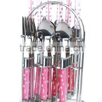 24 pcs disposable cutlery set