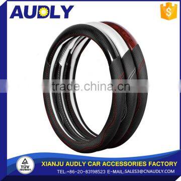 Hot Sale Competitive Slip-resistant 38cm Diameterleather Steering Wheel Cover