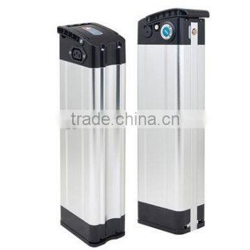 24V20.8AH Ebike Battery Pack(Silver Fish Case) With ICR18650-26HM Cells for Electric Bike