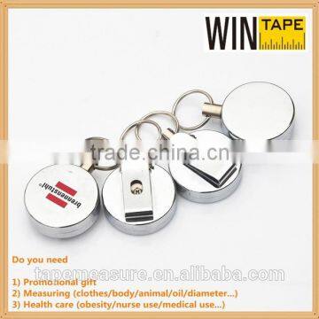 Mini metal magnetic bling retractable badge holder 2014 hot promotional gifts with Your Logo or Name