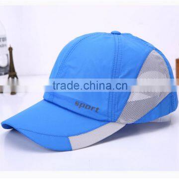 OEM Custom Wholesale Unisex Sports 6-Panel Sunscreen Baseball Cap