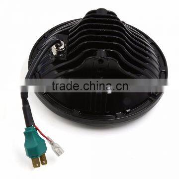 7inch 75W Round LED Headlight 6000LM Hi/Low Beam Head Light With Bulb DRL for Jeep Wrangler TJ LJ JK CJ-7 CJ-8 Scrambler Harley photo-5