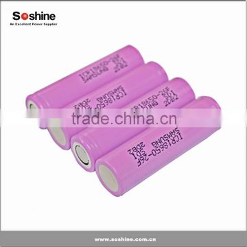 Samsung battery 3.7v 2600mah ICR18650-26F li ion rechargeable battery samsung sdi 18650 battery