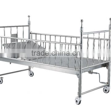 BK509 Hospital medical Stainless Steel Baby Bed