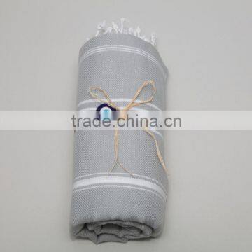 Custom Design 100% Cotton Material 70*150cm Softtextile Fouta Towel for Beach photo-3