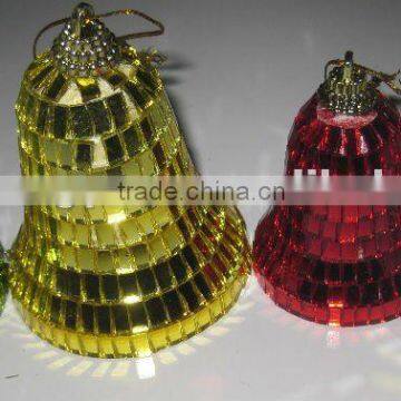 2015 New Design-Bell Shaped Christmas Mirror ornament