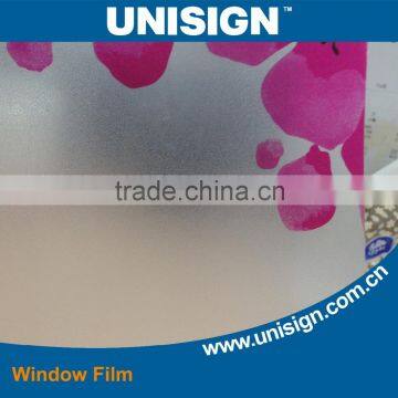 Unisign Water proof construction Decorative Window Film Printable Adhesive Vinyl Roll