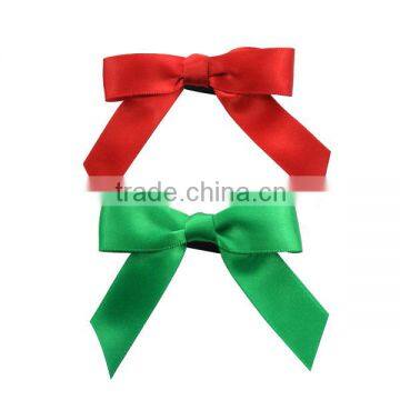 Pre-tied Christmas ribbon bows for opp bag