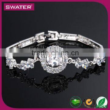 2016 Fashion Round Shape Crystal Rhinestone Bracelet