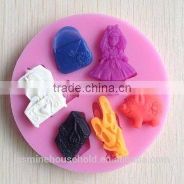 2015 Hot sell DIY Cake Decorating Sugar Craft Silicone Molds for candy