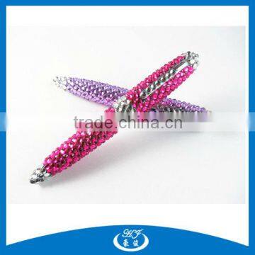 Mini Crystal Body Bling Bling Metal Ball Pen Luxury Gift Pen