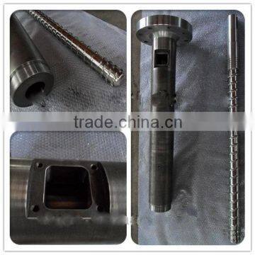 PP blowing screw and barrel for plastic recycling machines