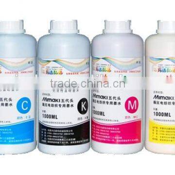 High quality DUPONT textile pigment ink for cotton fabrics direct printing