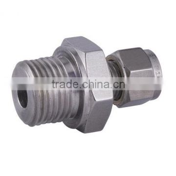 Reducing Male Connector, stainless steel tube fitting, Male Stud Coupling