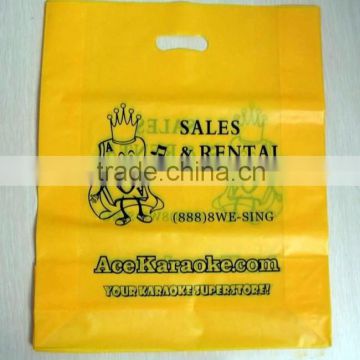 hdpe plastic die cut carrier bags