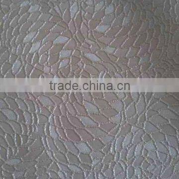 NEW PRODUCT!Pvc shinning sofa leather with 0.8mm thickness and wool fabric backing