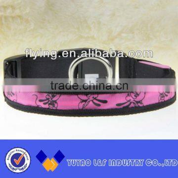 eco-friendly different colors led pet collar