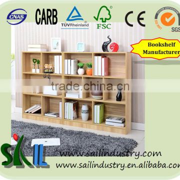 simple design wooden storage cabinet/bookcase high quality cheap