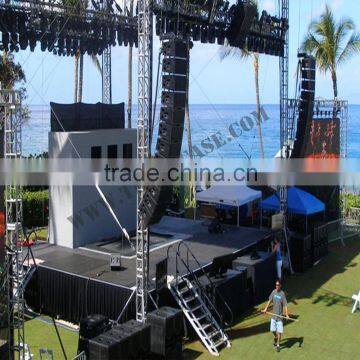 Aluminum stage mobile stage truss system for sale